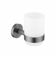 Настенный стеклянный стакан  (оруж. сталь ) 9525 Gun Kern (20шт)