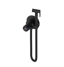 Смеситель для биде с держ. в комлекте  (встроенный) 4040 black Kern (12 шт)