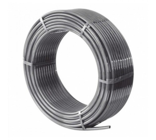 Труба сшитый полиэт. Серый 25*3,5 (50М) ТИМ