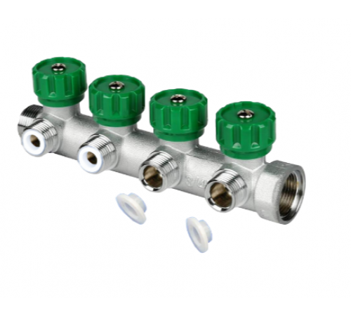 Коллектор 1/2 х 3/4 на  4 вых. FAP универсал (25шт)