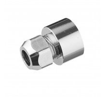 Цанга 3/8 х 1/2 НР хром  Тим (192/48)