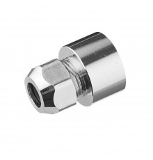 Цанга 3/8 х 1/2 НР хром  Тим (192/48)