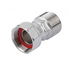 Полусгон с нак. гайкой и нр. резьбой 1 1/4*1  ZEISSLER (50/5) никел.