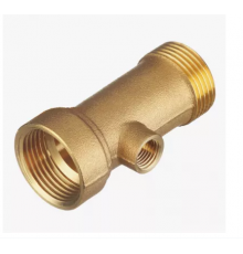 Штуцер 3-х выводной  1"г*1/4ш"*1"ш-90мм Тим (30/1)