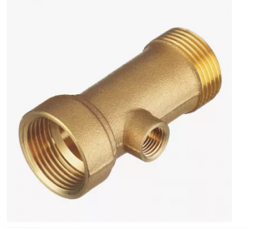 Штуцер 3-х выводной  1"г*1/4ш"*1"ш-90мм Тим (30/1)