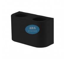 Декоротивная крышка для мультифлекса   ЧЕРНАЯ  (25/шт) ABA SYSTEM
