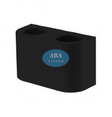 Декоротивная крышка для мультифлекса   ЧЕРНАЯ  (25/шт) ABA SYSTEM