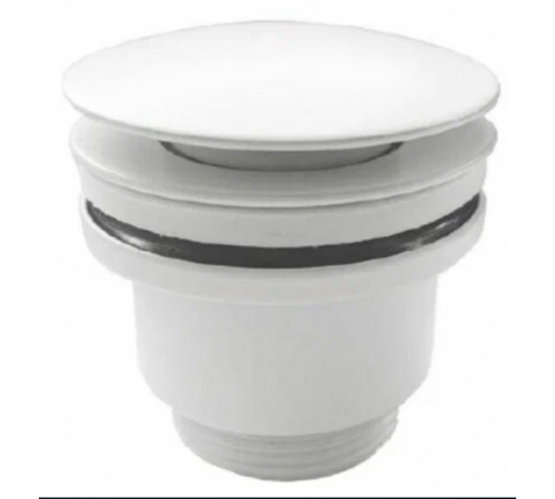 Донный клапан  M' Alpine 1 1/4 универс. белый по доступной цене.