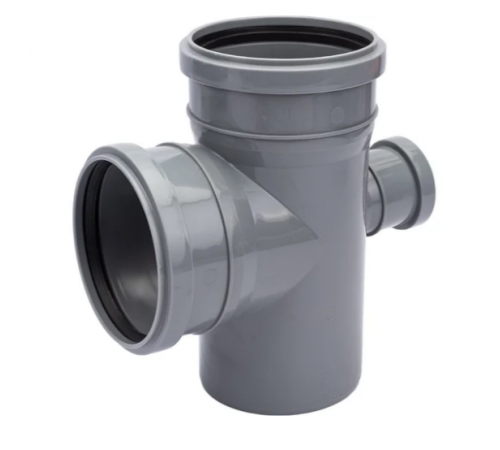 Крестовина  кан. одноплоск.    ПВХ 110х110х110х50    90 гр Политэк (25шт)