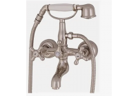 Смеситель для ванной с д/к Nickel Elghansa