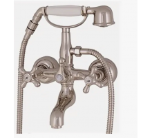 Смеситель для ванной с д/к Nickel Elghansa