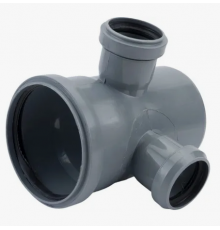 Крестовина двухпл.  кан    ПВХ 110х110х 50 х50    90 гр Политэк (30 шт)