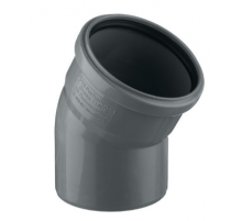Отвод     ПВХ  110  45гр   Политэк (60/шт)