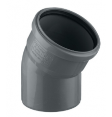 Отвод     ПВХ  110  45гр   Политэк (60/шт)
