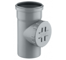 Ревизия канализационная с крышкой  50  Политэк (60/ШТ)