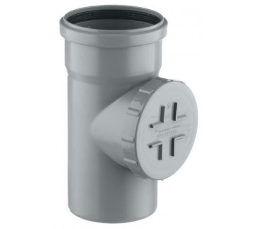 Ревизия канализационная с крышкой  50  Политэк (60/ШТ)