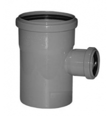 Тройник  ПВХ   110 х50    90гр  Политэк (50/шт)