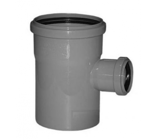 Тройник  ПВХ   110 х50    90гр  Политэк (50/шт)