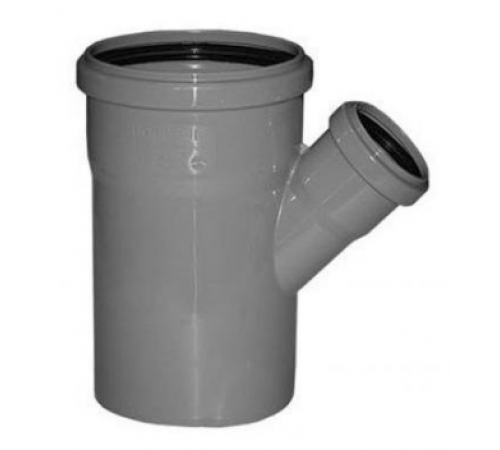 Тройник  ПВХ   110 х50    45гр  Политэк (50/шт)