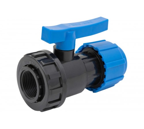 Кран шар.разъемный ПНД 32 х 1 ВР (20/4)