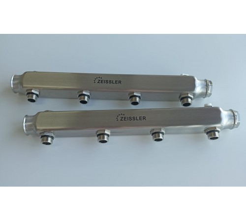 Коллектор  Нерж с межосевым расстоянием 1* 1/2  2-выход Zeissler (6/1)