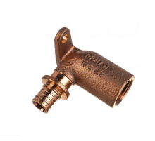 Уголок установач. 16 х 1/2 Rehau бронза Удлин.  (Красный)  (50/шт)