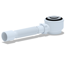 Сифон Aни  для душ поддона кнопачный (с сеткой)  Е415 CLS(8/шт)