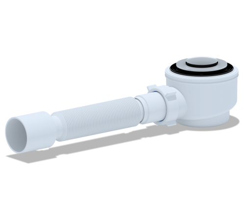 Сифон Aни  для душ поддона кнопачный (с сеткой)  Е415 CLS(8/шт)