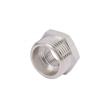 Футорка (б) 1 1/4" х 1/2 НР/ВР    никель ZEISSLER  (100/10)