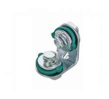 Уголок 90° , 2 отверстия, 2 монтажные гайки Zeissler (96/8)