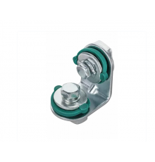 Уголок 90° , 2 отверстия, 2 монтажные гайки Zeissler (96/8)