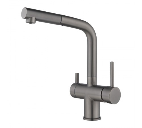 Смеситель для кухни под фильтр выдвиж.  2062  gun  Kern(5/шт)