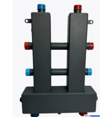 Гидравлический разделитель ГРУ+КМГ до 100кВт на 3 выхода