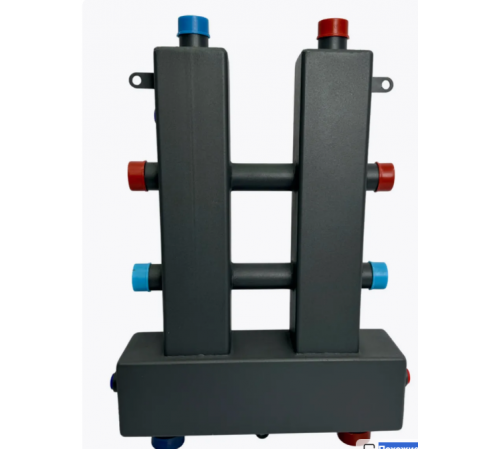 Гидравлический разделитель ГРУ+КМГ до 100кВт на 3 выхода