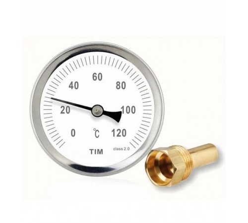 Термометр с гильзой Тим (аксиальный 120гр.)(60/1шт)