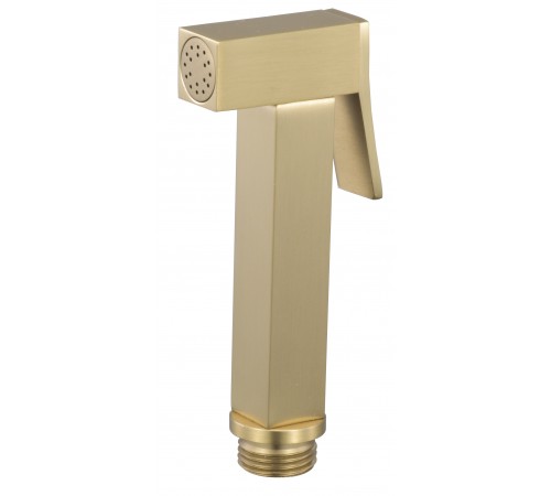 Гигиеническая лейка квадр.  мини 4043 Brush/Matt gold Kern (100/шт)