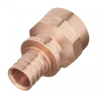 Муфта 25 х 3/4 вн   RH бронза NEW (Красный) (50/шт)