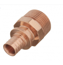 Муфта 20 х 1/2 нар RH бронза NEW  (Красный)  (50/шт)