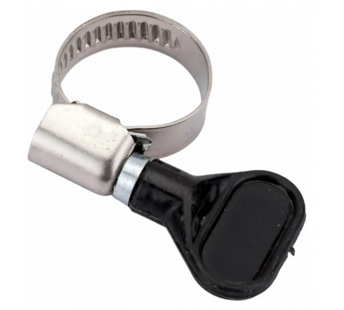 Хомут червячный 20-32 НЕРЖ (100 ШТ)  с ручкой Россия