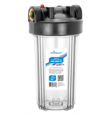 Магистральный фильтр для воды. прозрачный корпус 10л  Аквабрайт