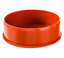 Заглушка 110             ПВХ    Политэк наруж РЫЖ  (25шт)