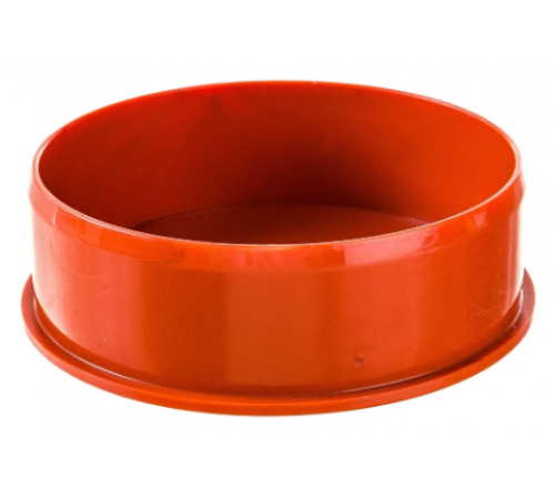 Заглушка 110             ПВХ    Политэк наруж РЫЖ  (25шт)