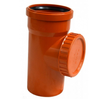 Ревизия 110               ПВХ    Политэк наруж РЫЖ  (40шт)