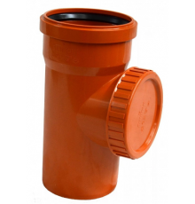 Ревизия 110               ПВХ    Политэк наруж РЫЖ  (40шт)