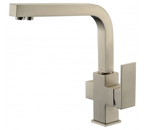 Смеситель для кухни под фильтр квад. 2072 Сатин Kern (8/шт) (2 скл)