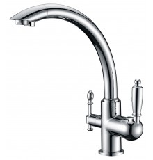 Смеситель для кухни  круг. хром 2041 Kern (8 шт)  А К Ц И Я