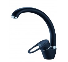 Смеситель для кухни черный  LOP4-A043KB SOLONE