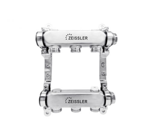 Коллекторный блок без запорных клапан 1" * 3/4" ЕК-10 выхода по доступной цене.
