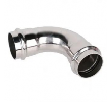 Двухраструбный пресс-угольник из нержавеющей стали 90° 28*28mm (30/5) Zeissler