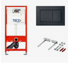 Инсталляция TECE  с черной кнопкой